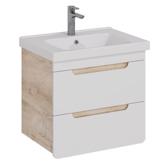 Тумба для комплекта LEMARK Olivia 65 подвесная, 2 ящика, дуб кантри, под раковину Гармония 65