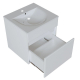Тумба для комплекта MIXLINE Брикс-50 подвесная, белый, под раковину Breeze-50