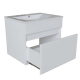 Тумба для комплекта MIXLINE Брикс-60 подвесная, белый, под раковину Breeze-60