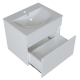Тумба для комплекта MIXLINE Брикс-60 подвесная, белый, под раковину Breeze-60
