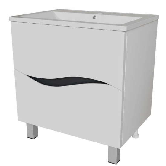 Тумба для комплекта MIXLINE Лайф-60 напольная, под раковину Марго-60