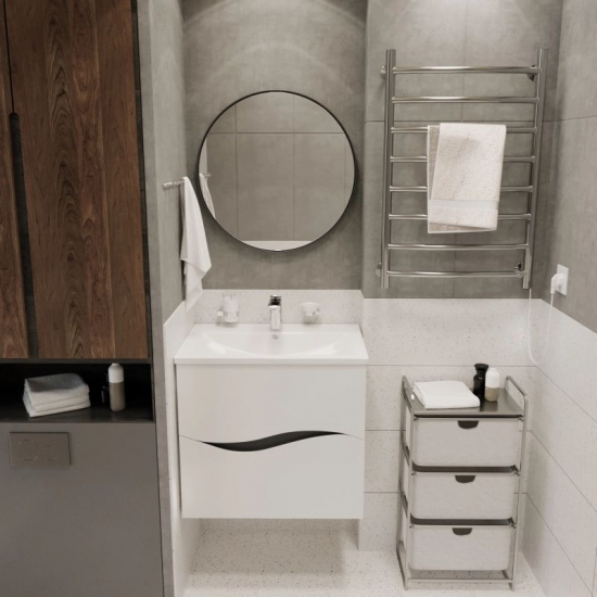 Тумба для комплекта MIXLINE Лайф-60 подвесная, под раковину Марго-60