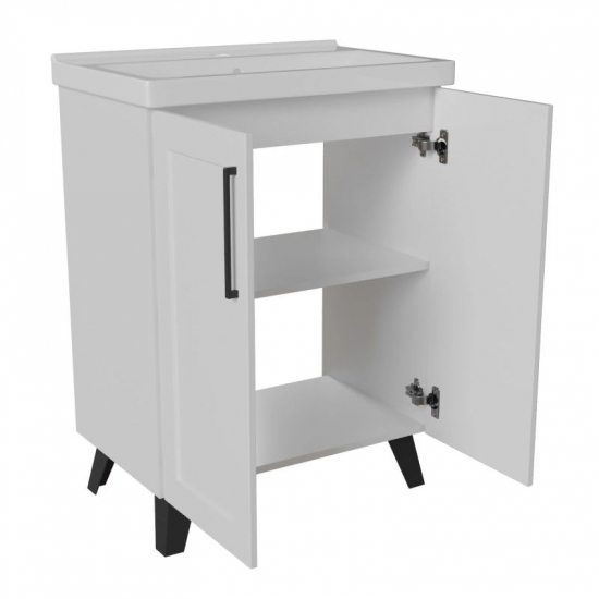 Тумба для комплекта MIXLINE Риф-60 напольная, 2 дверцы, под раковину Fest-60