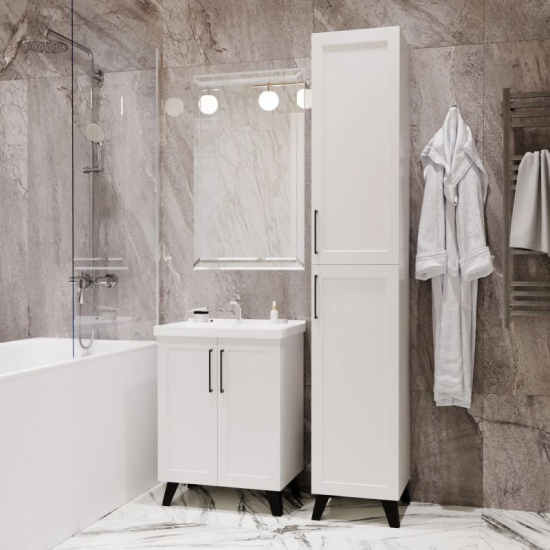 Тумба для комплекта MIXLINE Риф-60 напольная, 2 дверцы, под раковину Fest-60