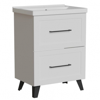 Тумба для комплекта MIXLINE Риф-60 напольная, 2 ящика, под раковину Fest-60