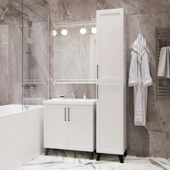 Тумба для комплекта MIXLINE Риф-80 напольная, 2 дверцы, под раковину Fest-80