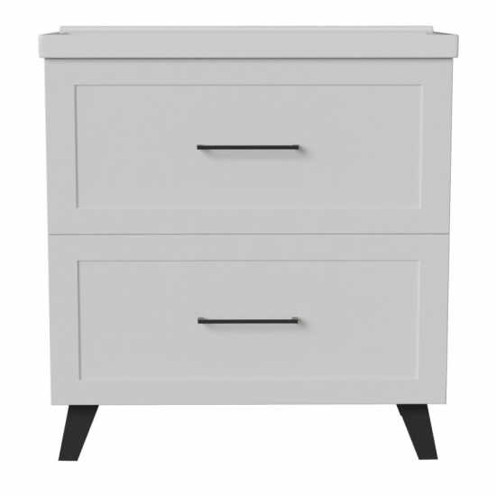 Тумба для комплекта MIXLINE Риф-80 напольная, 2 ящика, под раковину Fest-80