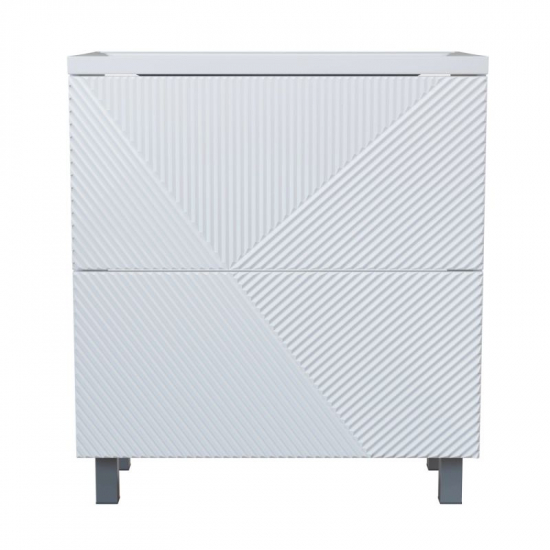 Тумба для комплекта MIXLINE Вектор-75 напольная, Push-To-Open, под раковину Нелли-75