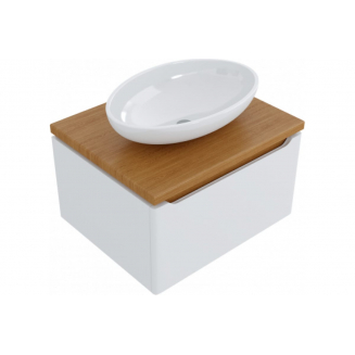 Тумба для комплекта MIXLINE Виктория-60 подвесная, дуб светлый