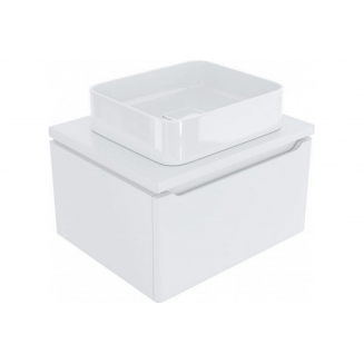 Тумба для комплекта MIXLINE Виктория-60 подвесная, софт белый