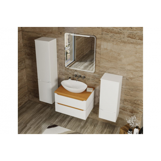 Тумба для комплекта MIXLINE Виктория-70 подвесная, дуб светлый