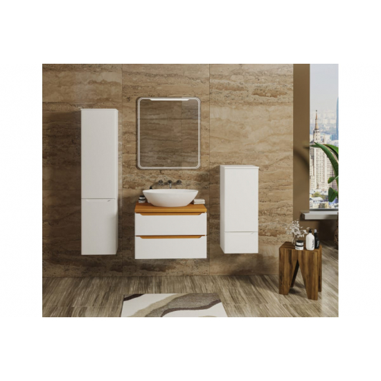 Тумба для комплекта MIXLINE Виктория-70 подвесная, дуб светлый