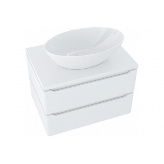 Тумба для комплекта MIXLINE Виктория-70 подвесная, софт белый