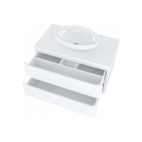 Тумба для комплекта MIXLINE Виктория-90 подвесная, софт белый