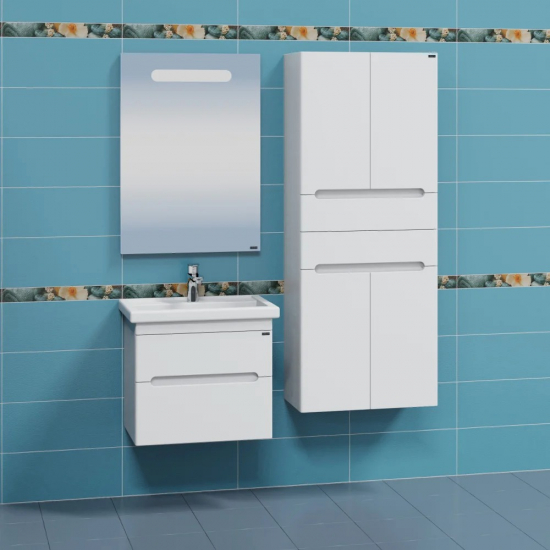 Тумба для комплекта САНТА Лондон 60 подвесная, 2 ящика