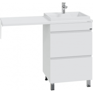 Тумба для комплекта САНТА Марс 59 напольная, с ящиками, для стиральной машины