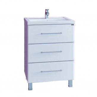 Тумба для комплекта САНТА Омега 60 напольная, 3 ящика