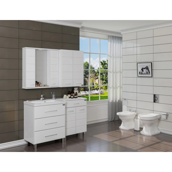 Тумба для комплекта САНТА Омега 70 напольная, 3 ящика