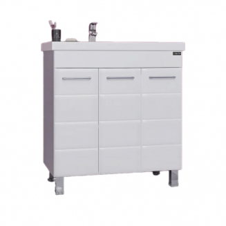 Тумба для комплекта САНТА Омега 80 напольная, 3 дверцы