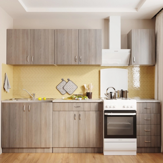 Тумба для мойки 60*43,5 ЛДСП Шимо (ясень светлый)