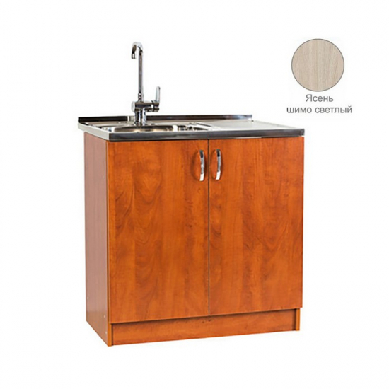 Тумба для мойки 80*43,5 ЛДСП Ясень шимо светлый 