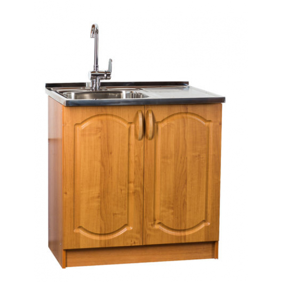 Тумба для мойки 80*50 ( две двери ) МДФ Ольха