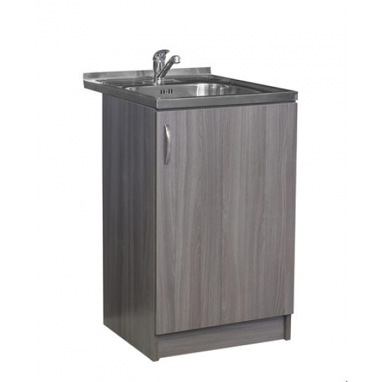 Тумба для мойки САНТРЕК 50*50 ЛДСП Дуб тёмный