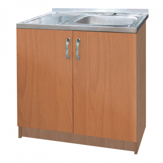 Тумба для мойки САНТРЕК 80*50 ЛДСП Бук