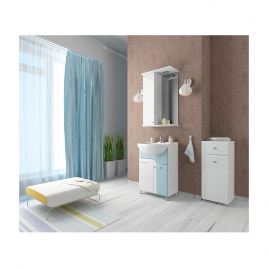 Тумба MIXLINE Посейдон-35 правая, белая