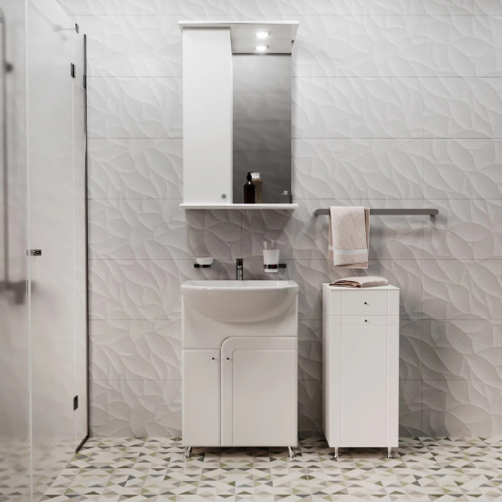 Тумба MIXLINE Посейдон-35 правая, белая