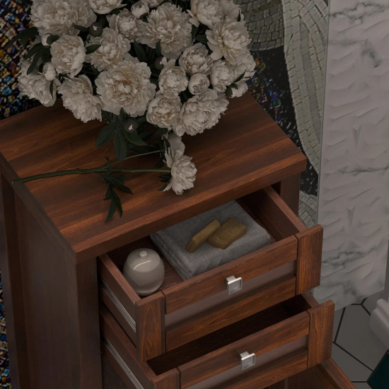 Тумба OPADIRIS Мираж R светлый орех