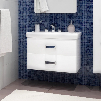 Тумба с раковиной АКВАТОН Америна 70 белая