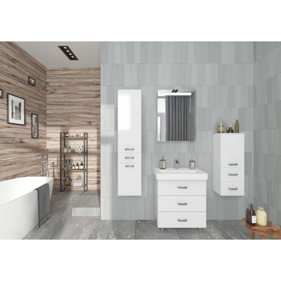 Тумба с раковиной АКВАТОН Америна М 60 белая