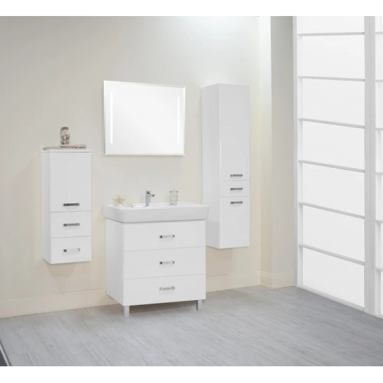 Тумба с раковиной АКВАТОН Америна М 80 белая