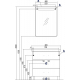 Тумба с раковиной АКВАТОН Америна М 80 белая
