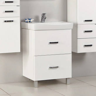 Тумба с раковиной АКВАТОН Америна Н 60 белая