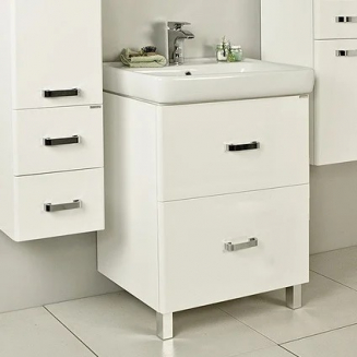 Тумба с раковиной АКВАТОН Америна Н 70 белая