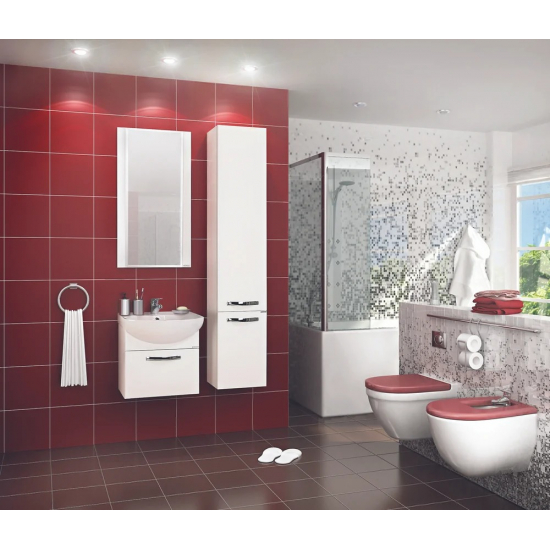 Тумба с раковиной АКВАТОН Ария 50 белая