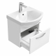 Тумба с раковиной АКВАТОН Ария 50 белая