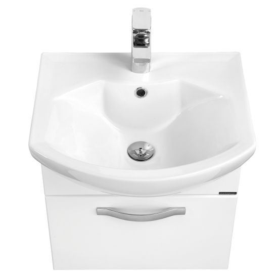 Тумба с раковиной АКВАТОН Ария 50 белая