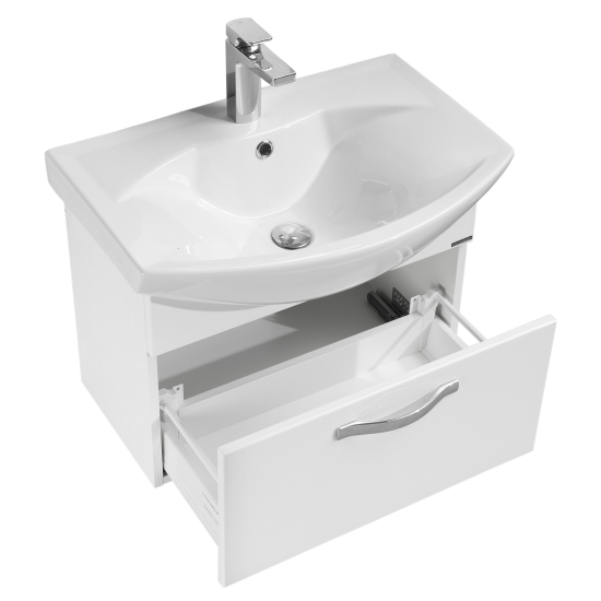 Тумба с раковиной АКВАТОН Ария 65 белая