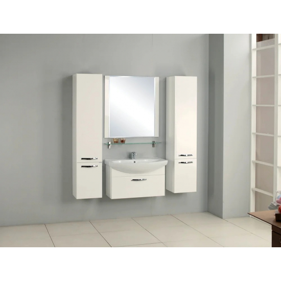 Тумба с раковиной АКВАТОН Ария 80 белая