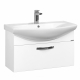Тумба с раковиной АКВАТОН Ария 80 белая