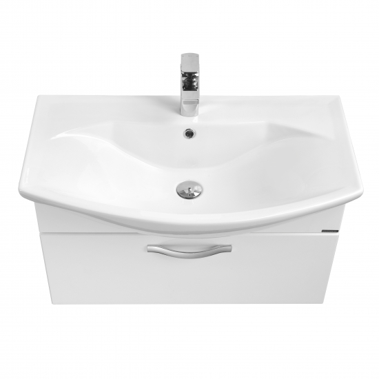 Тумба с раковиной АКВАТОН Ария 80 белая