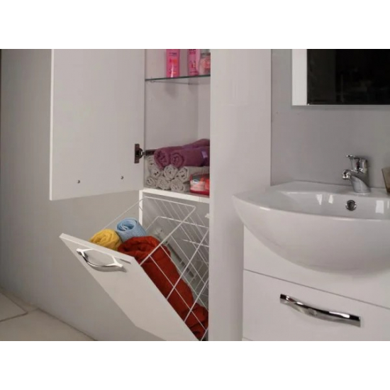 Тумба с раковиной АКВАТОН Ария Н 50 белая