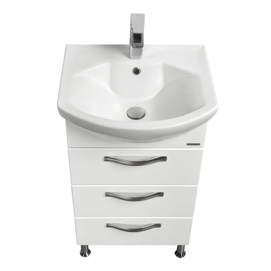 Тумба с раковиной АКВАТОН Ария Н 50 белая