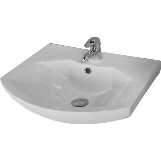 Тумба с раковиной АКВАТОН Ария Н 50 белая