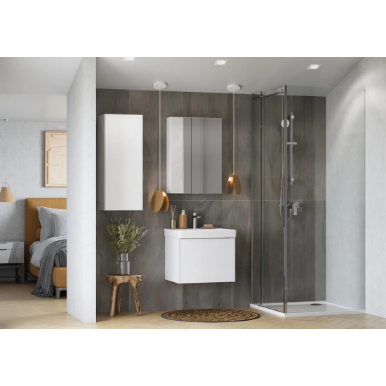 Тумба с раковиной АКВАТОН Асти 55 белая