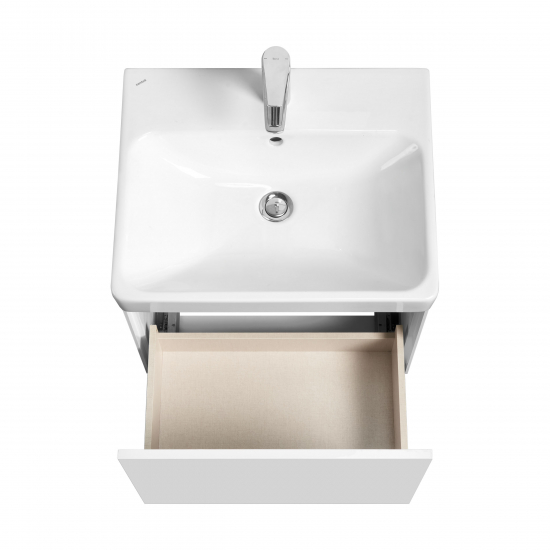 Тумба с раковиной АКВАТОН Асти 55 белая