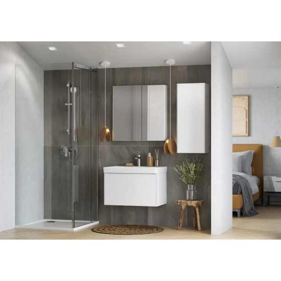 Тумба с раковиной АКВАТОН Асти 70 белая